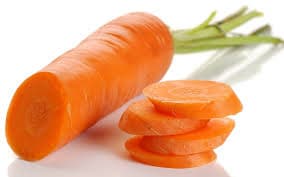 Fresh carrots_ Frozen carrots slice